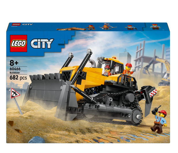 LEGO City 60466 Żółty buldożer z ładowarką - 1331643 - zdjęcie